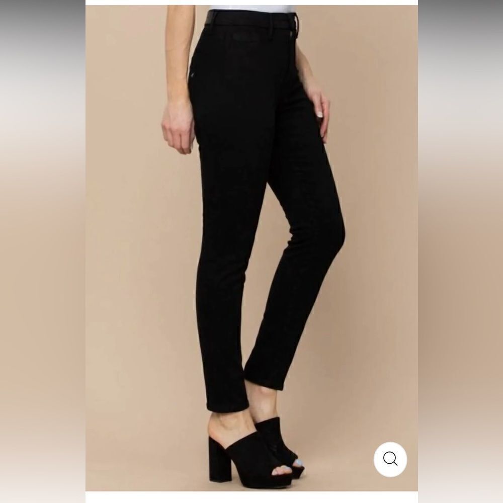 HIDDEN Taylor Skinny Jean Denim Black 26 Frayed Hem High Waist